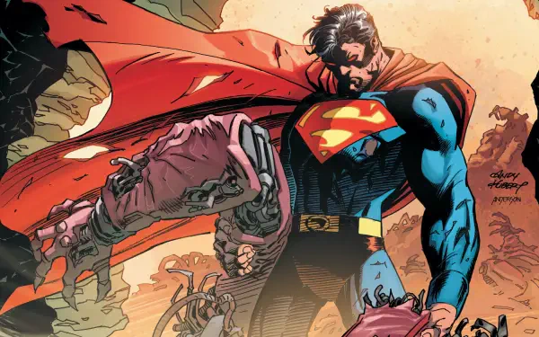 Superman: Up in the Sky HD Desktop Wallpaper | Background Image