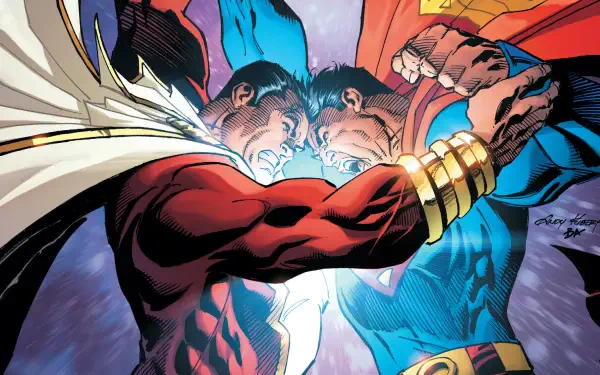 Superman: Up in the Sky HD Desktop Wallpaper | Background Image