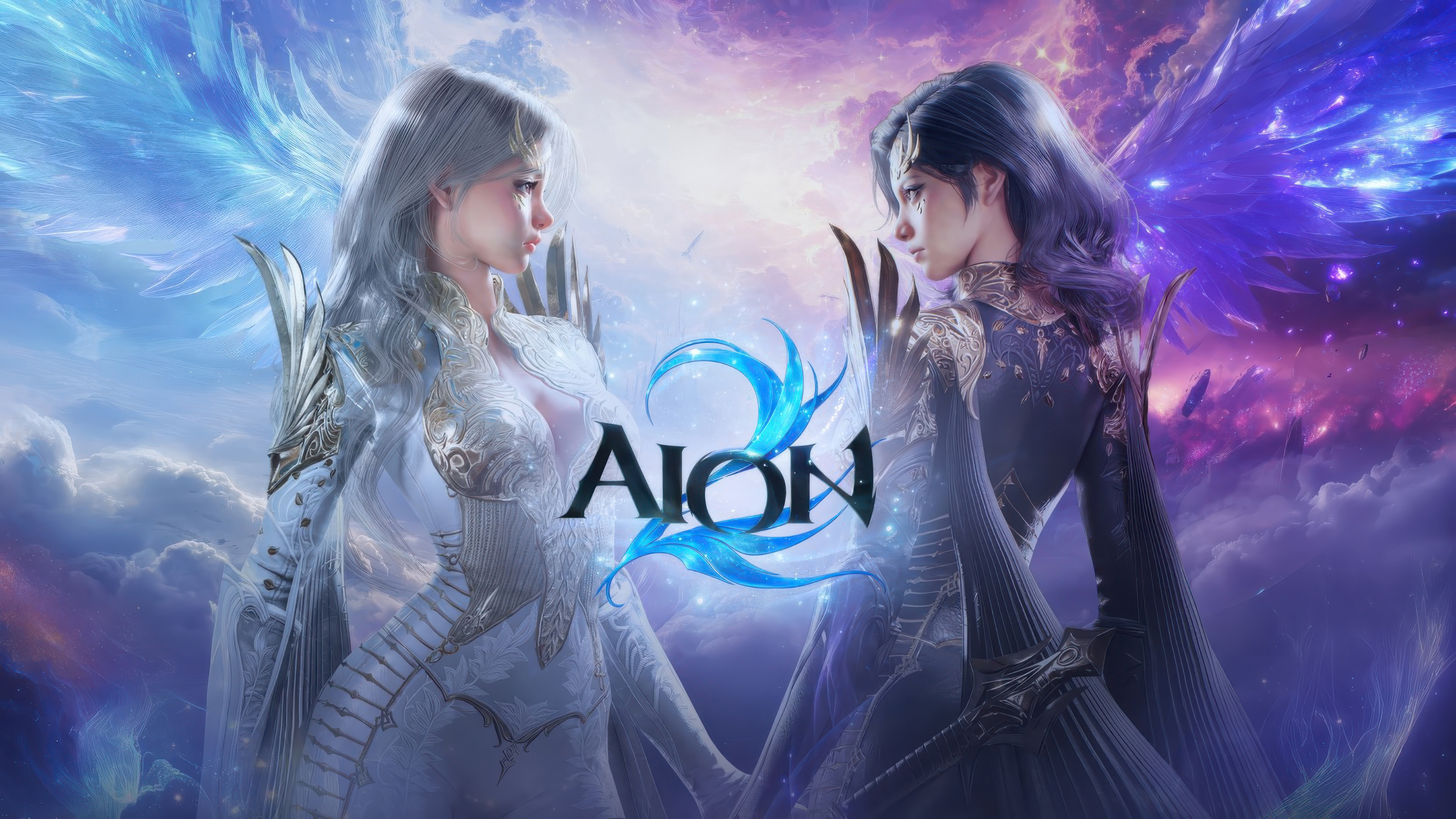 Aion 2: Celestial Heroines — 4K Ultra HD | 3840x2160 | Wallpaper Abyss