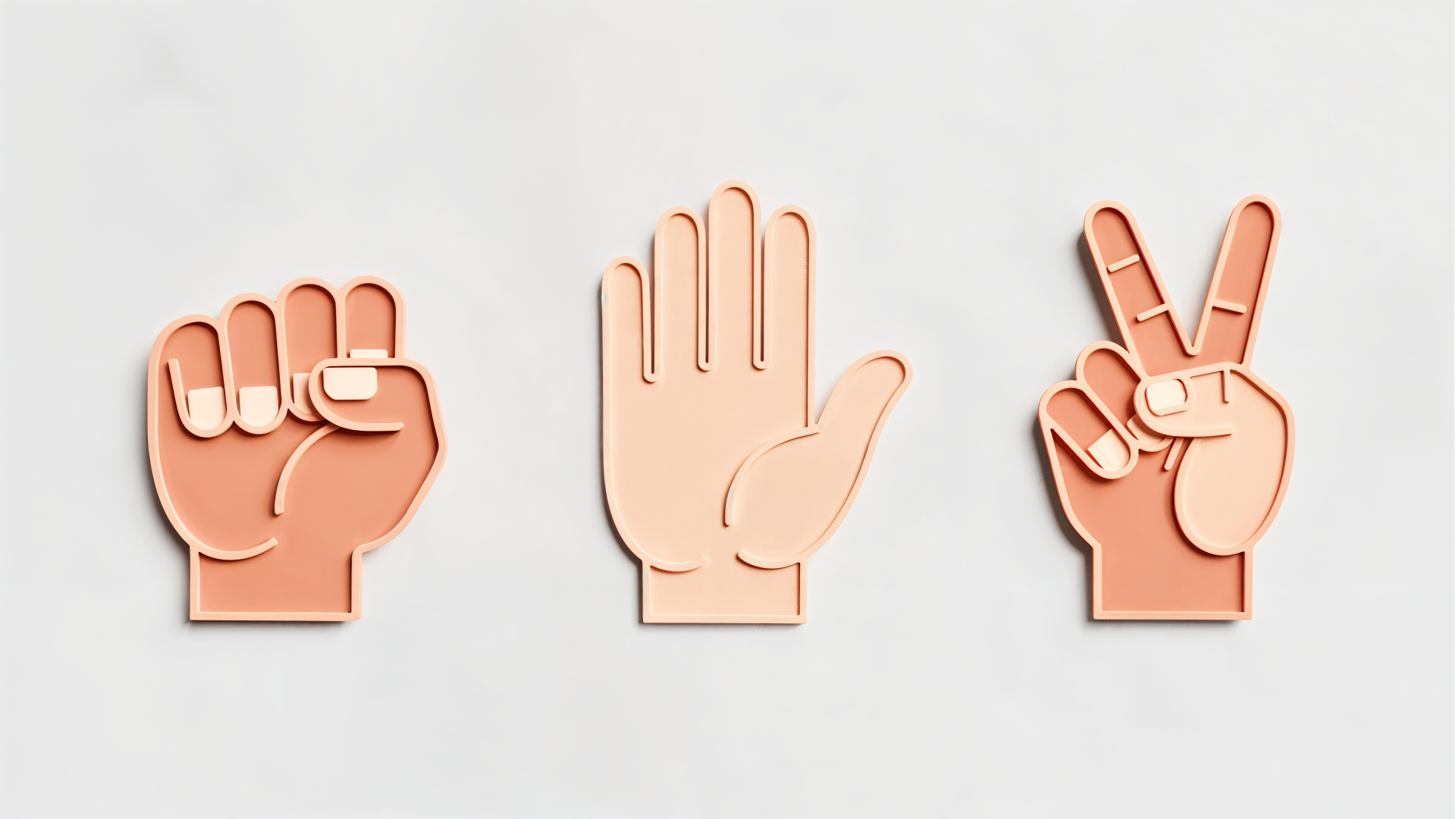 Download Rock Paper Scissors 4k Ultra HD Wallpaper by QuantumCurator