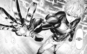 One-Punch Man — Genos: Cool Manga 4K Ultra HD Wallpaper