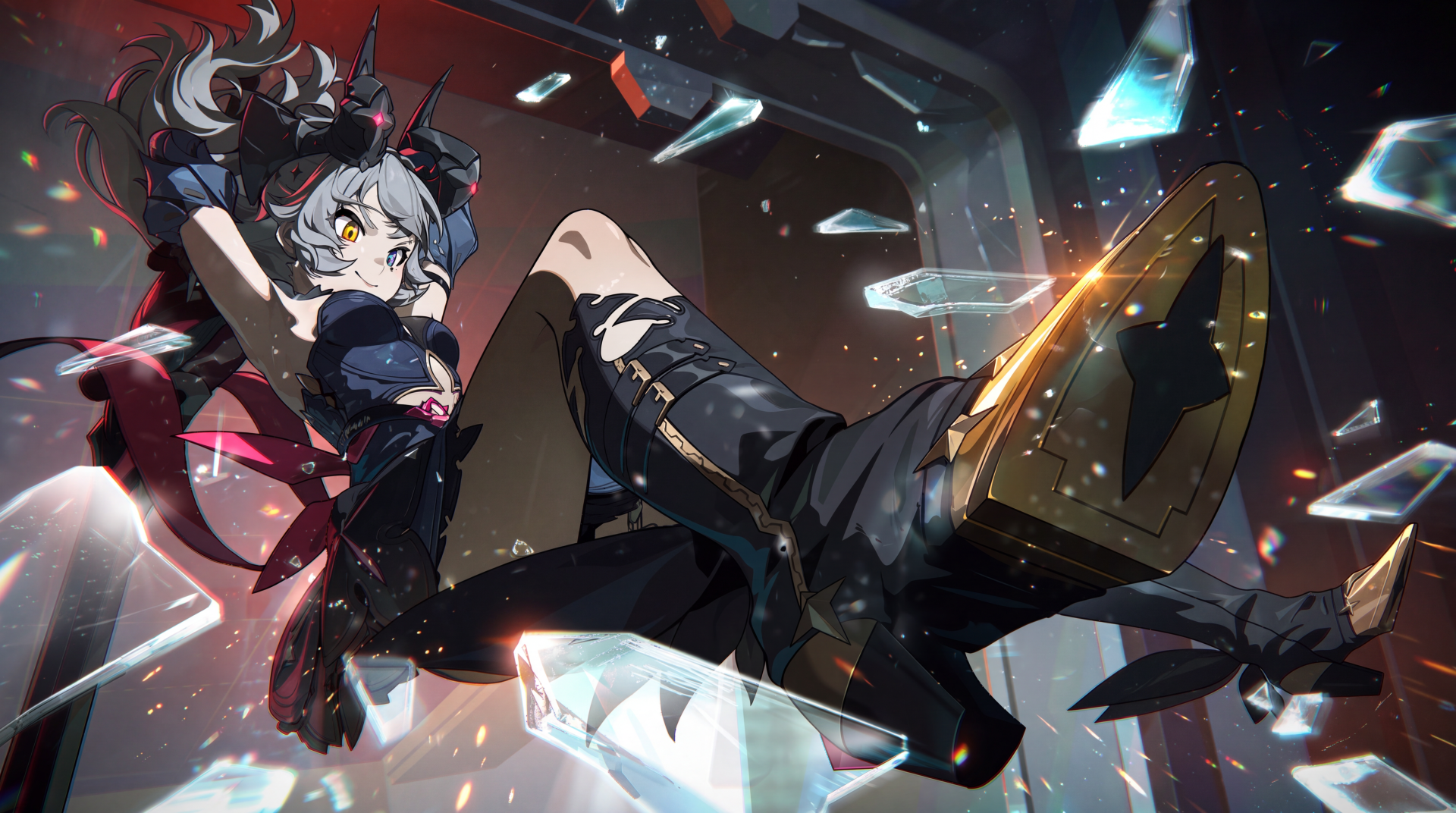 Zenless Zone Zero: Shattered Glass Kick — 5K Anime Wallpaper ...