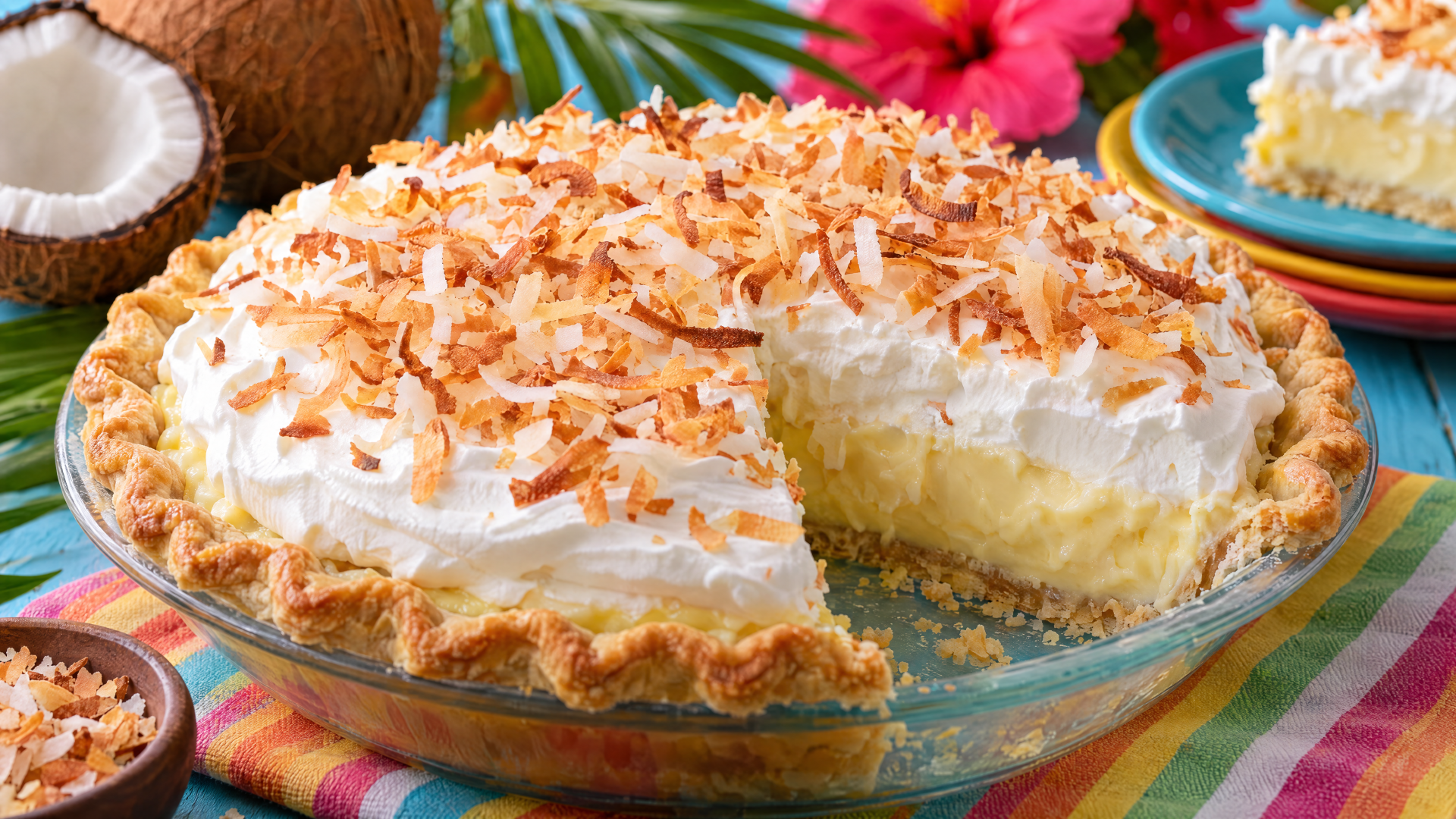 Toasted Coconut Cream Pie — 4K Ultra HD Wallpaper by rotvirtue ...