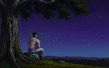 Berserk 1999 - Guts Observing The Stars Ultra HD 5k Wallpaper