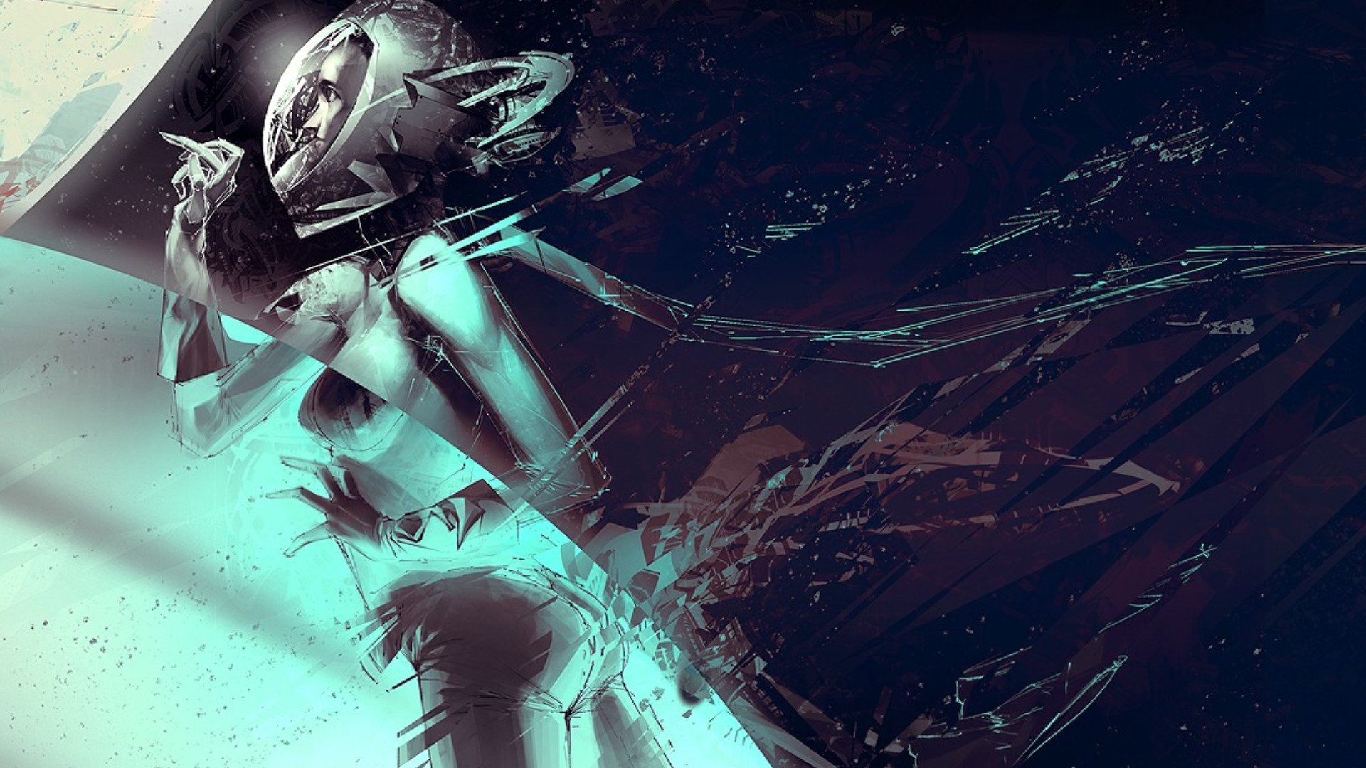 Download Sci Fi Astronaut HD Wallpaper | 1920x1080 | Wallpaper Abyss