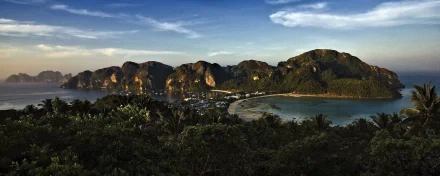 Thailand Phi Phi Island man made town HD Desktop Wallpaper | Background Image