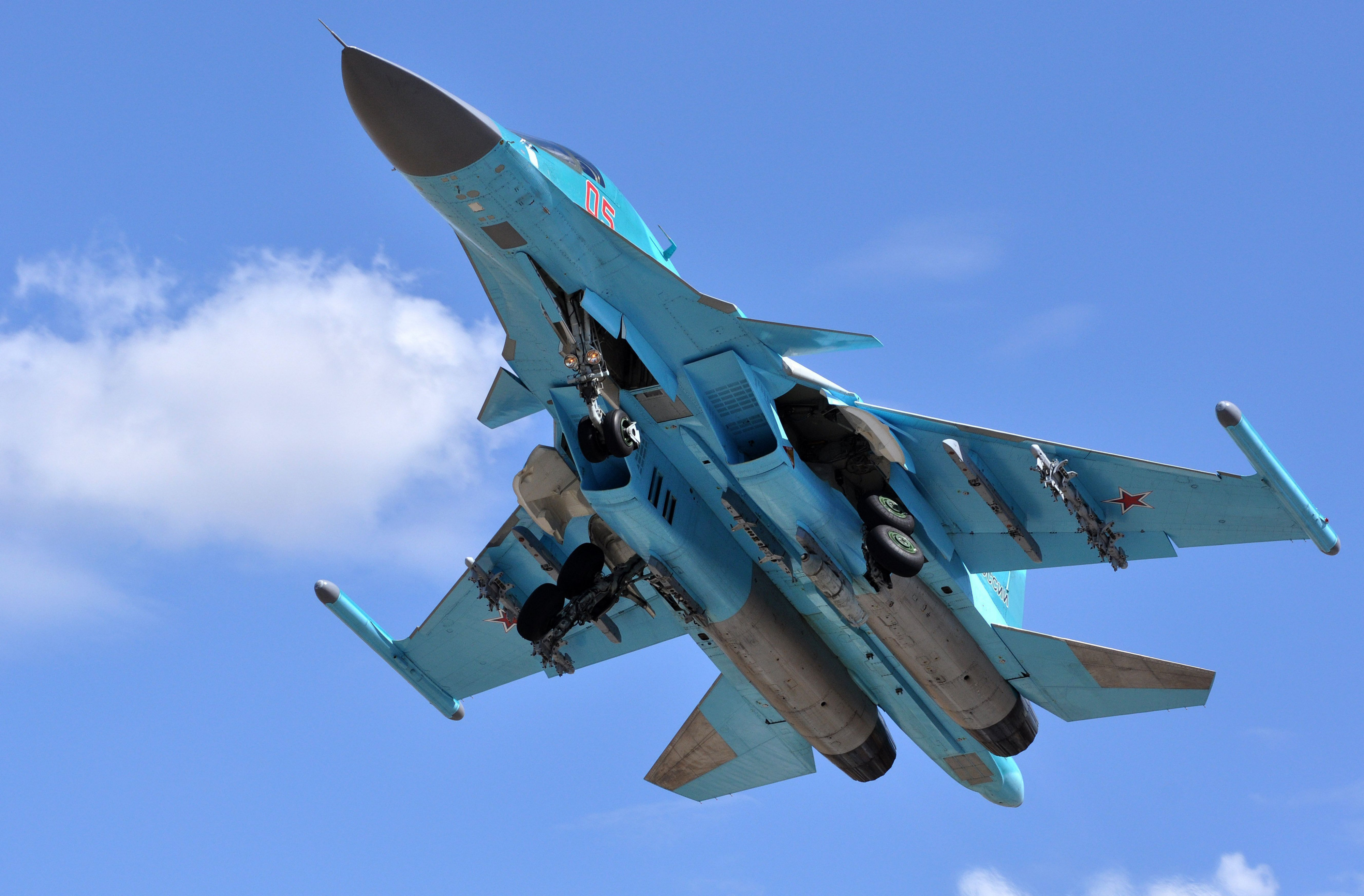 Military Sukhoi Su-34 HD Wallpaper | Background Image