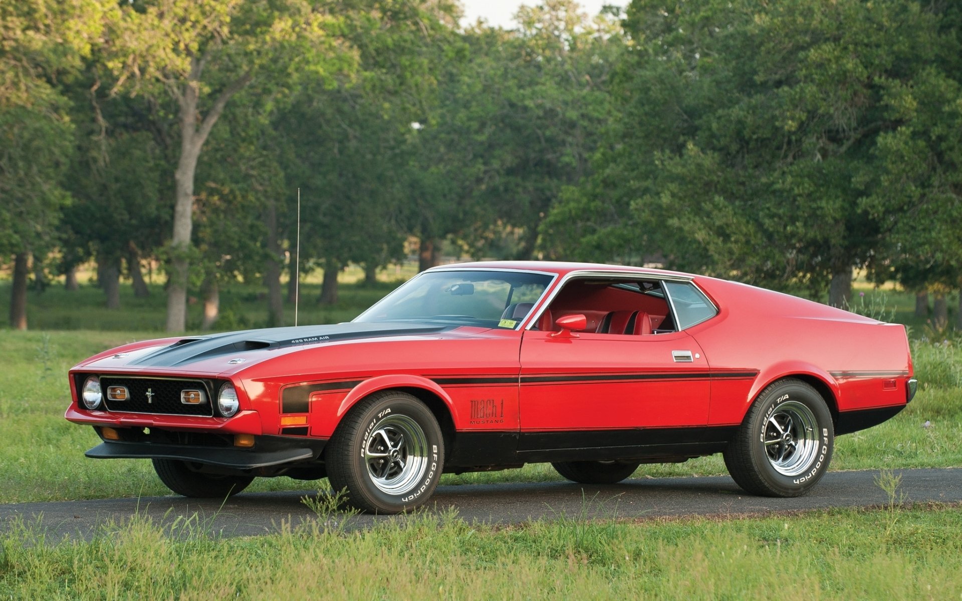 71 Mustang Mach 1 HD Wallpaper | Background Image | 1920x1200