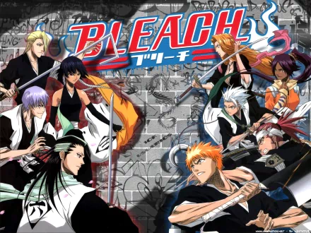 Izuru Kira Byakuya Kuchiki Gin Ichimaru Soifon (Bleach) Rangiku Matsumoto Yoruichi Shihôin Tōshirō Hitsugaya Renji Abarai Ichigo Kurosaki Anime Bleach HD Desktop Wallpaper | Background Image