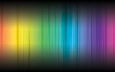 A 4K Ultra HD PC desktop wallpaper featuring abstract, colorful rainbow stripes with a smooth gradient blending from yellow to purple.