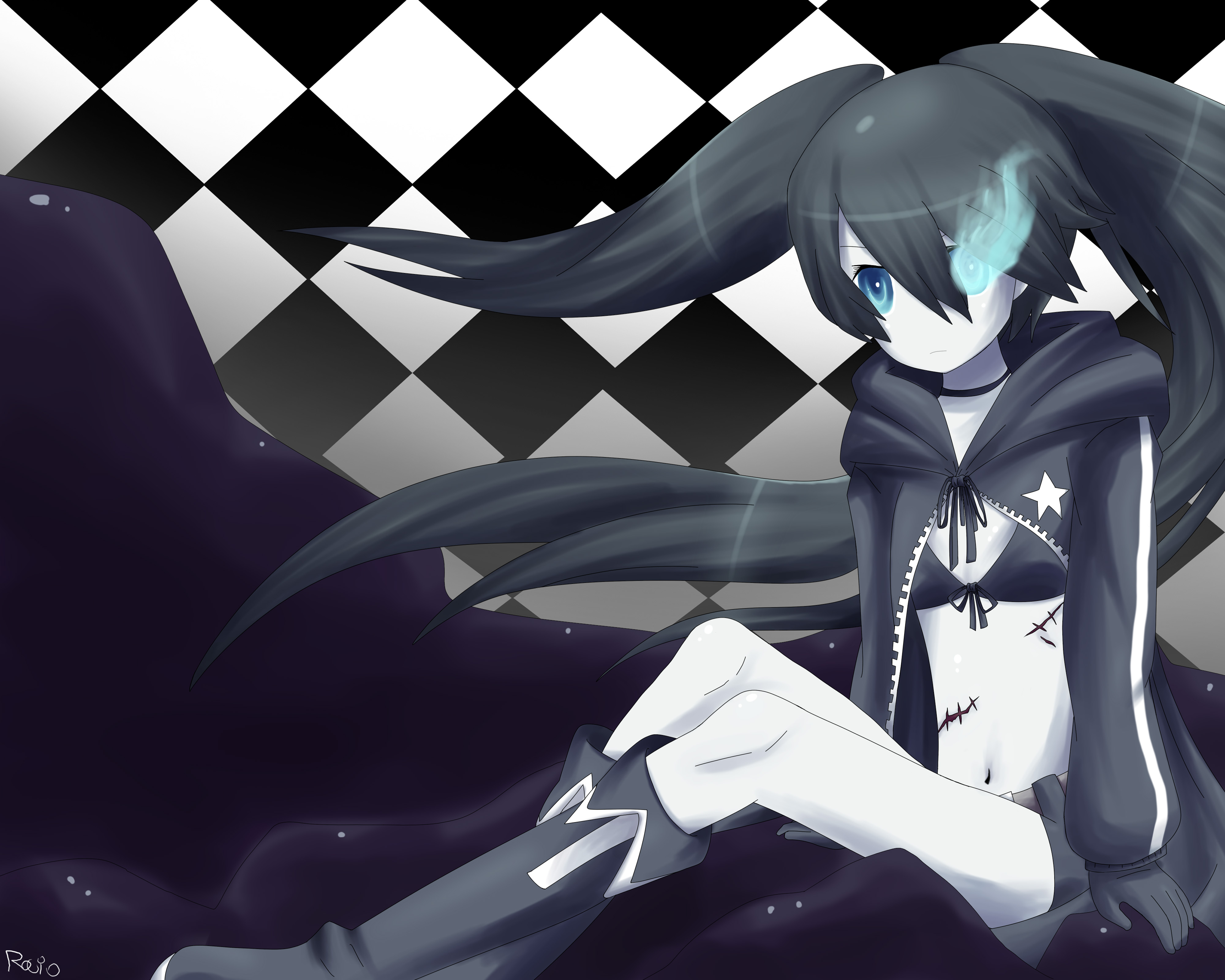 Download Anime Black Rock Shooter K Ultra Hd Wallpaper