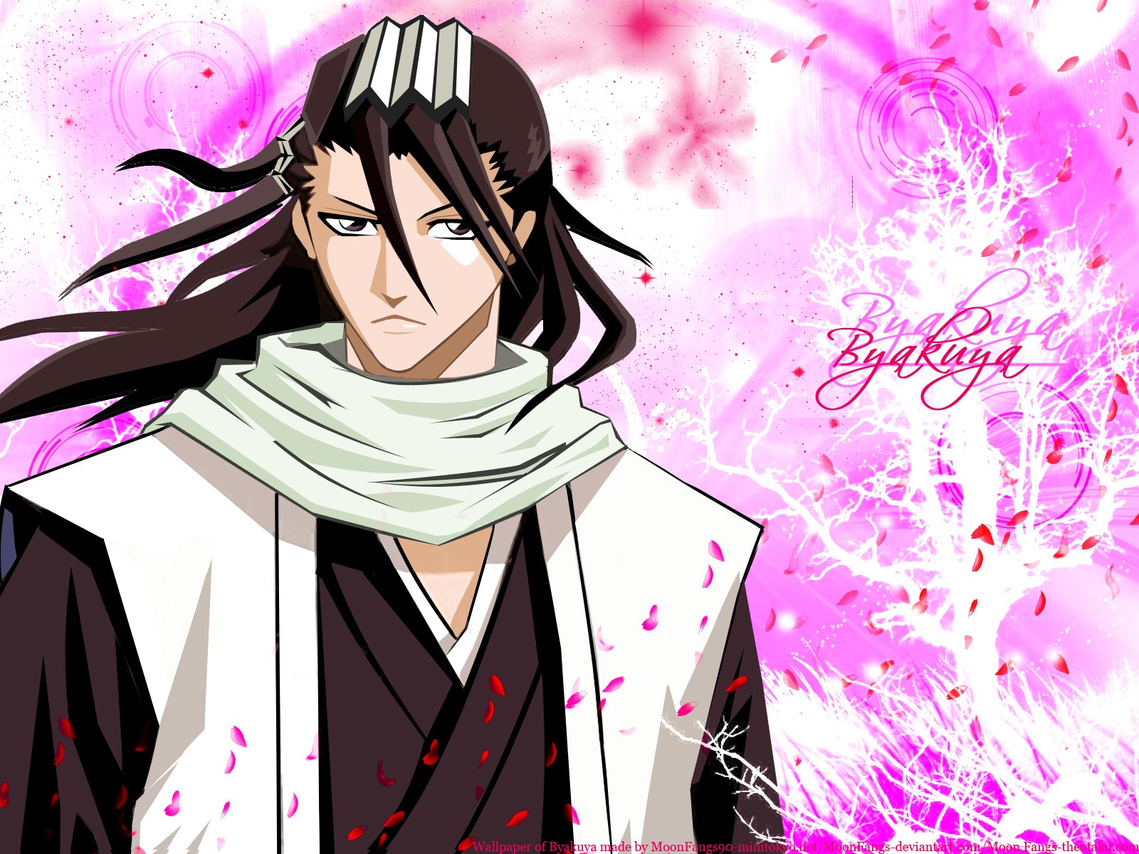 Download Byakuya Kuchiki Anime Bleach Wallpaper