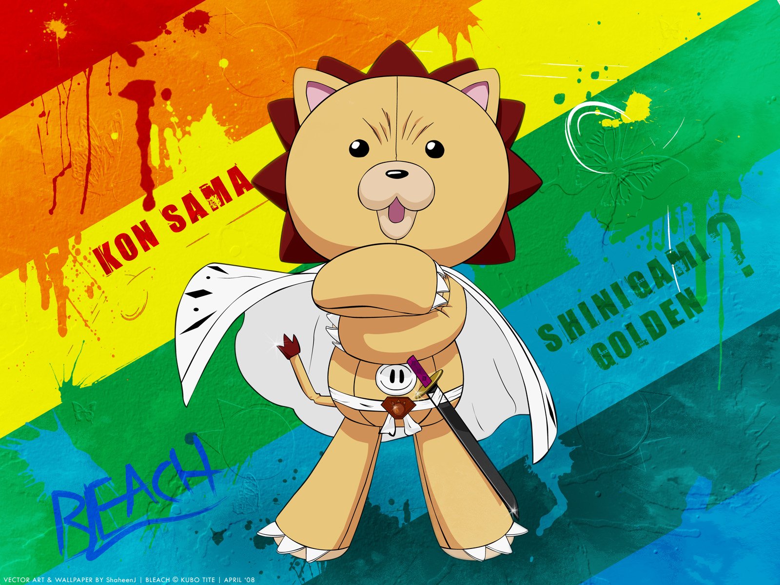 Download Kon (Bleach) Anime Bleach Wallpaper