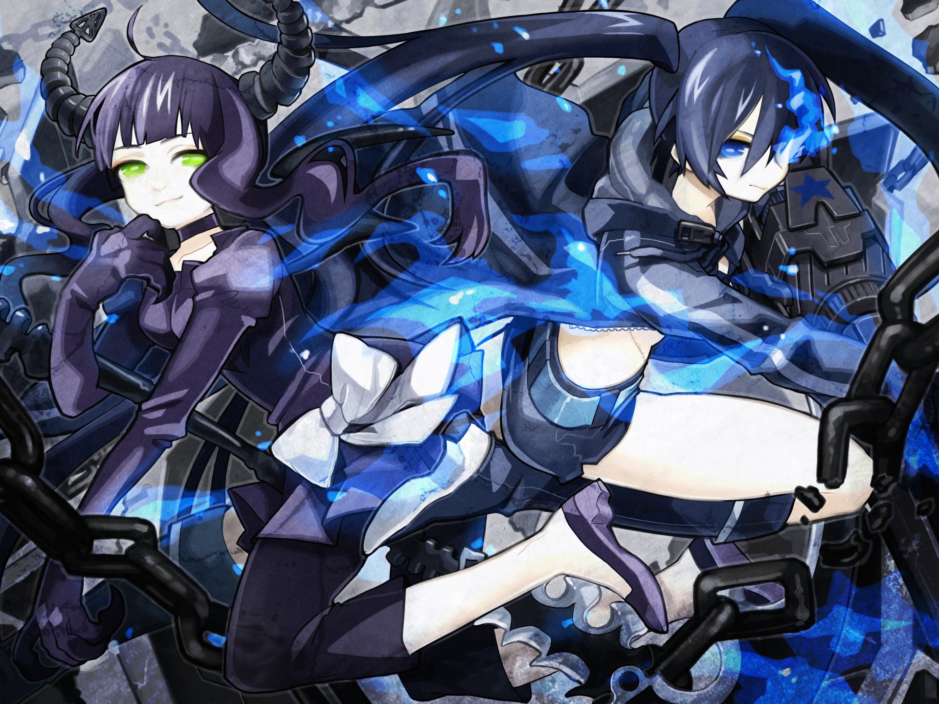 Download Dead Master (Black Rock Shooter) Anime Black Rock Shooter 4k Ultra HD Wallpaper by huke