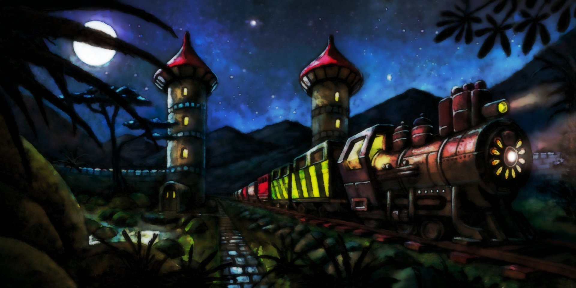Download Artistic Train HD Wallpaper