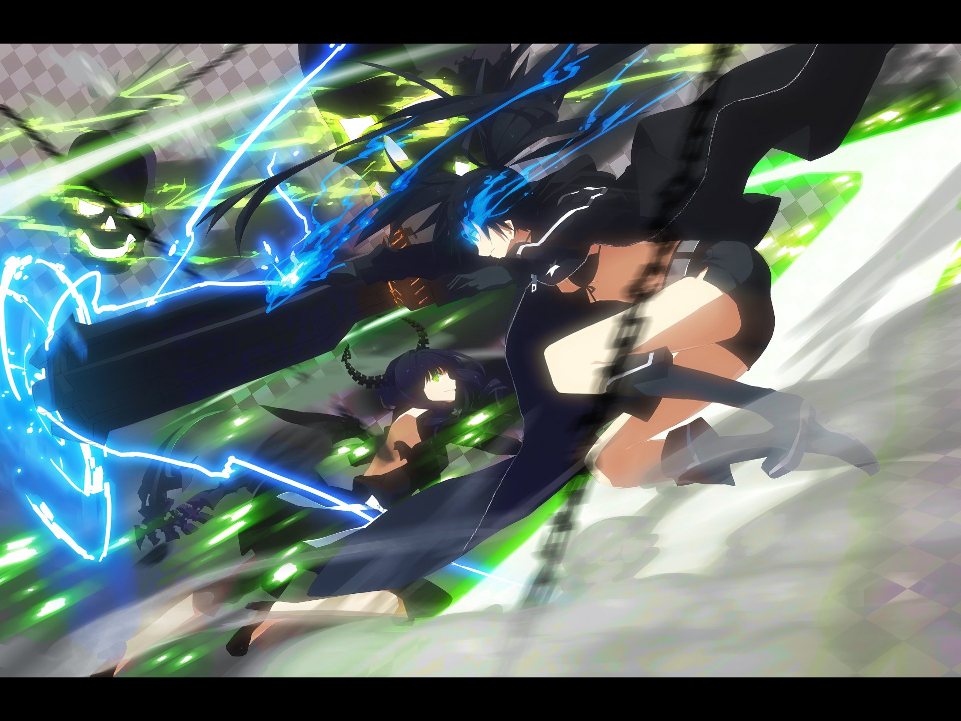 Download Dead Master (Black Rock Shooter) Anime Black Rock Shooter 4k Ultra HD Wallpaper