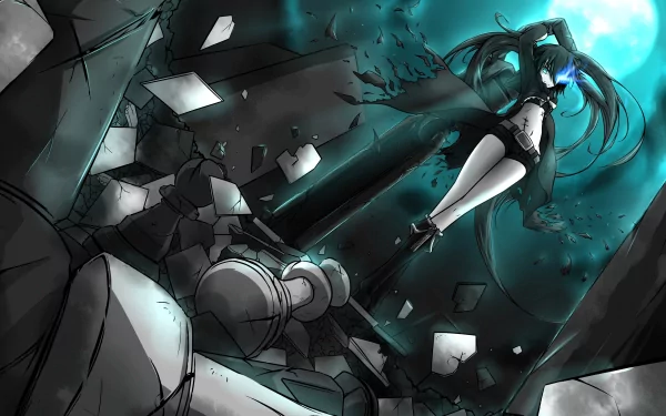 Anime Black Rock Shooter HD Desktop Wallpaper | Background Image