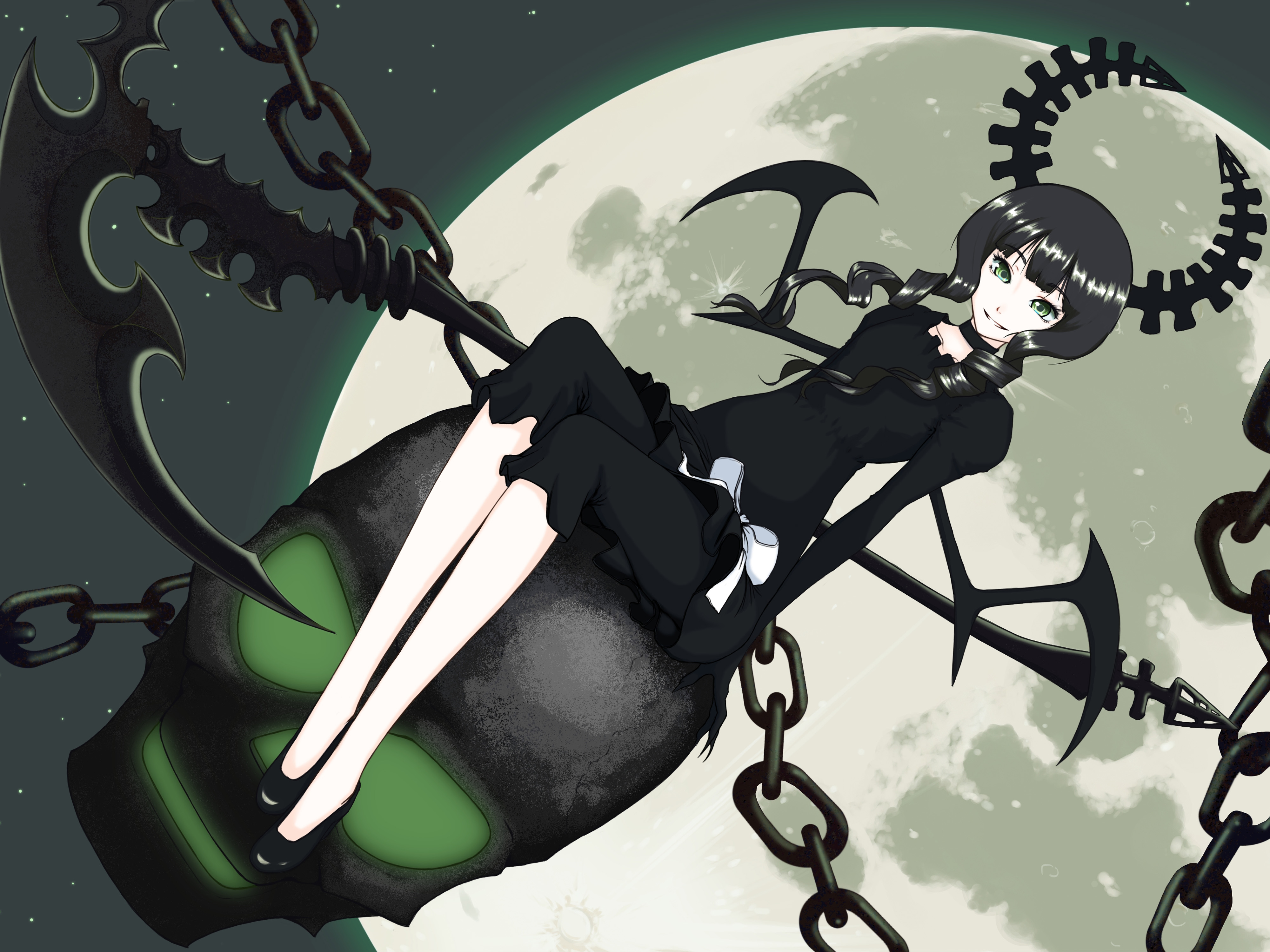 Download Dead Master Black Rock Shooter Anime Black Rock Shooter 4k Ultra Hd Wallpaper 