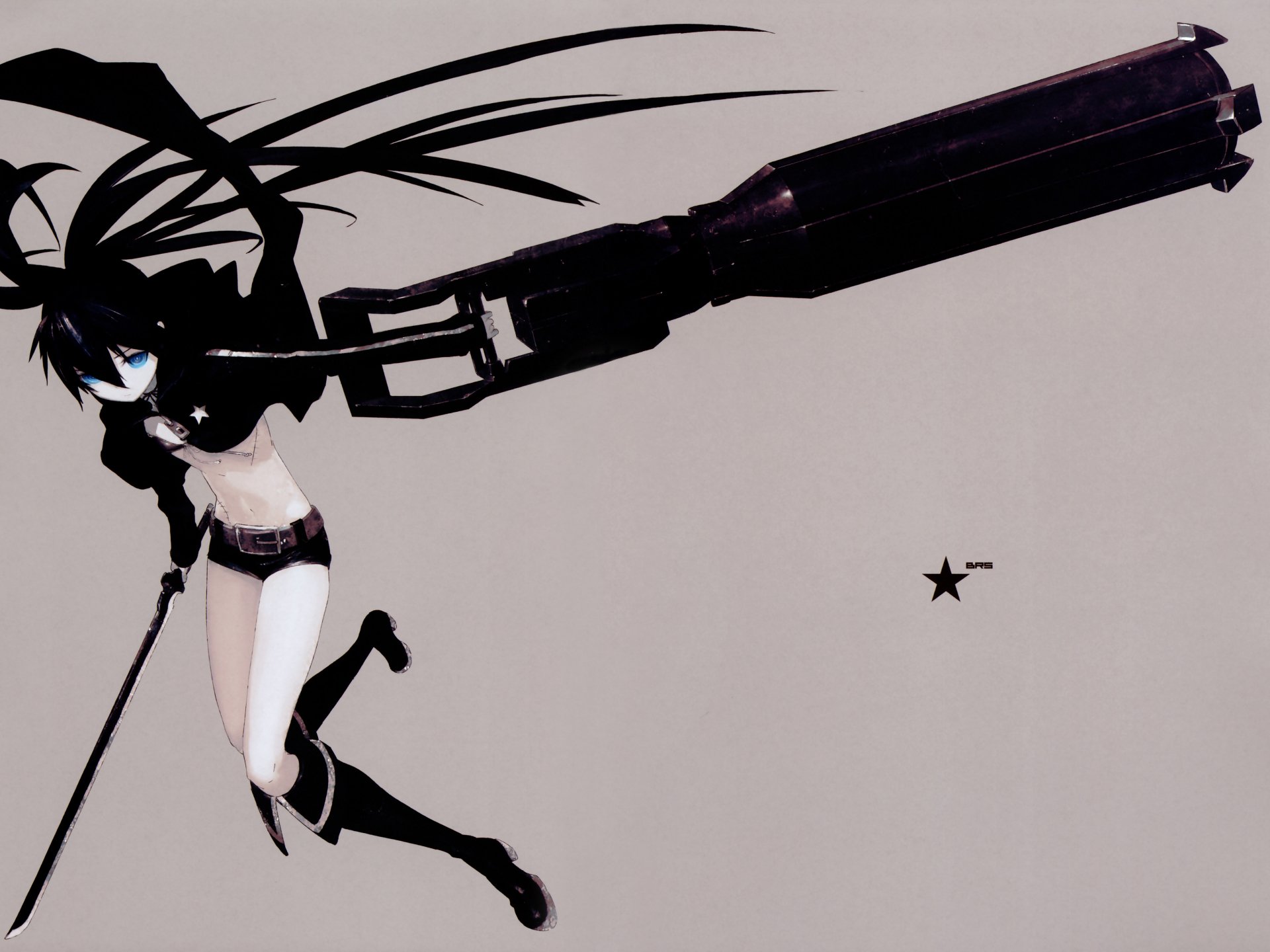 Download Anime Black Rock Shooter 4k Ultra HD Wallpaper