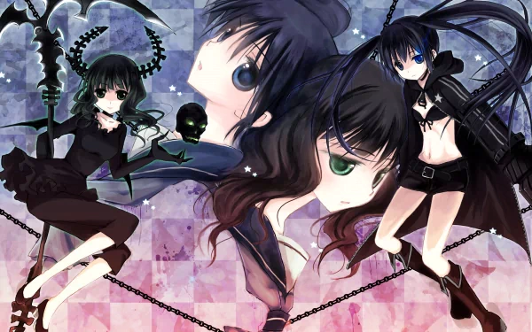 Yomi Takanashi Mato Kuroi Dead Master (Black Rock Shooter) Anime Black Rock Shooter HD Desktop Wallpaper | Background Image