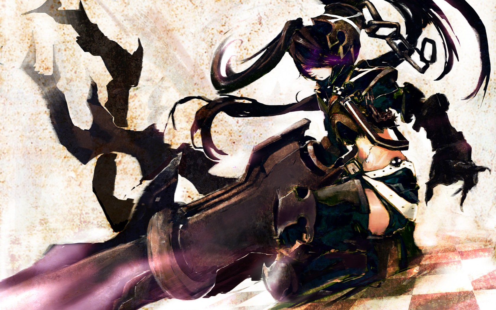 Download Insane Black Rock Shooter Anime Black Rock Shooter Wallpaper by huke