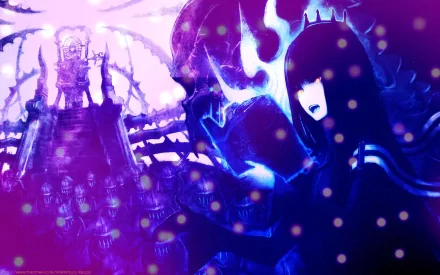 Black Gold Saw Anime Black Rock Shooter HD Desktop Wallpaper | Background Image