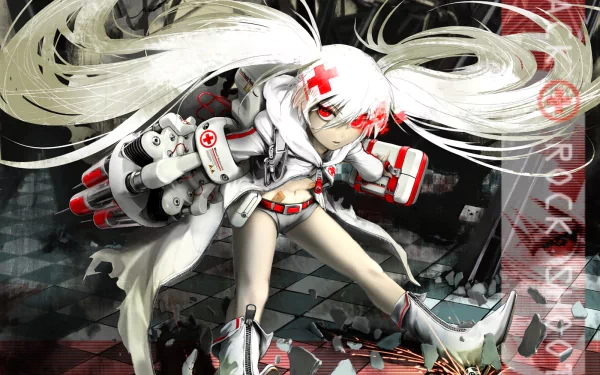 White Rock Shooter Anime Black Rock Shooter HD Desktop Wallpaper | Background Image