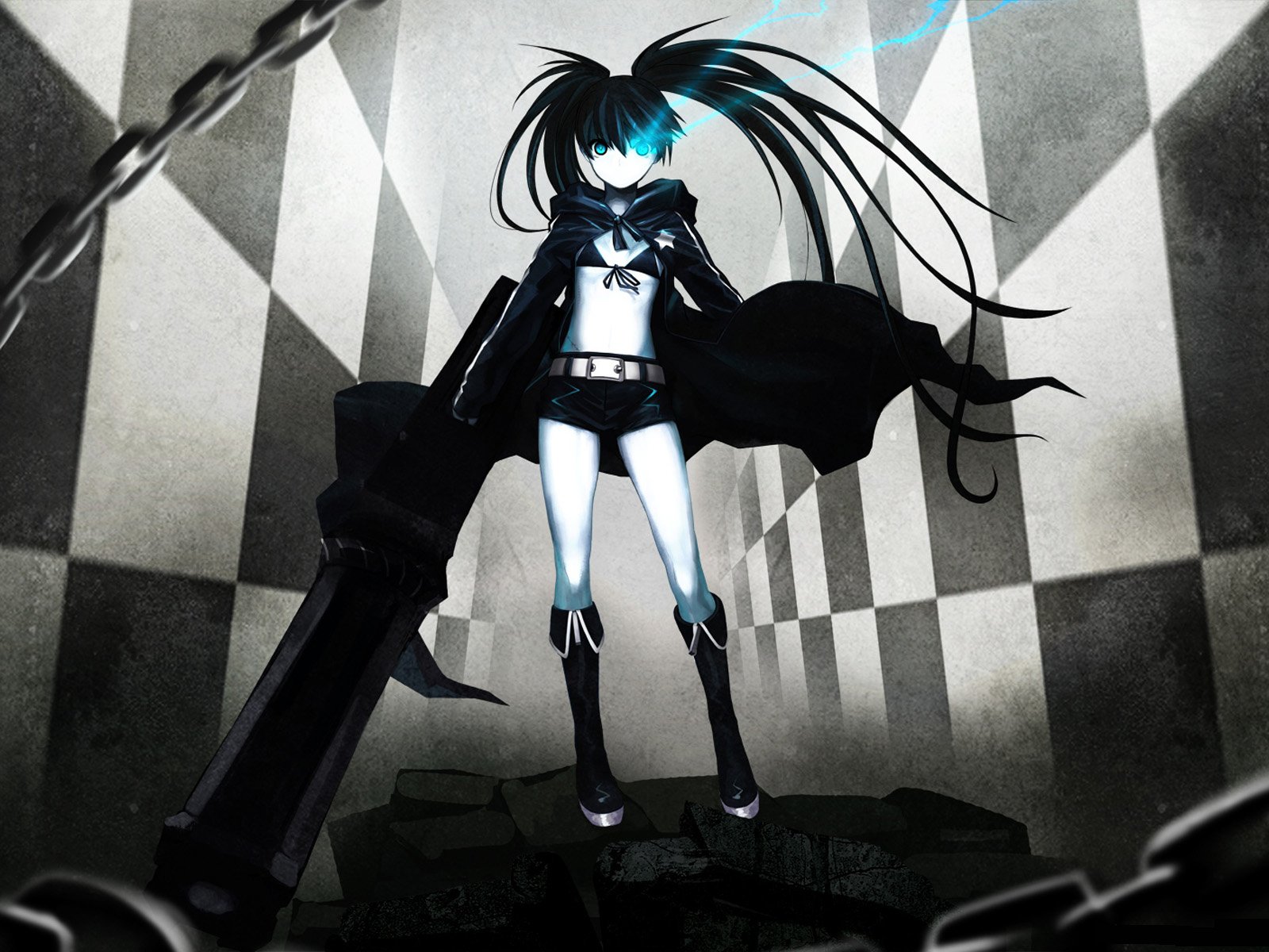 Black rock shooter картинки