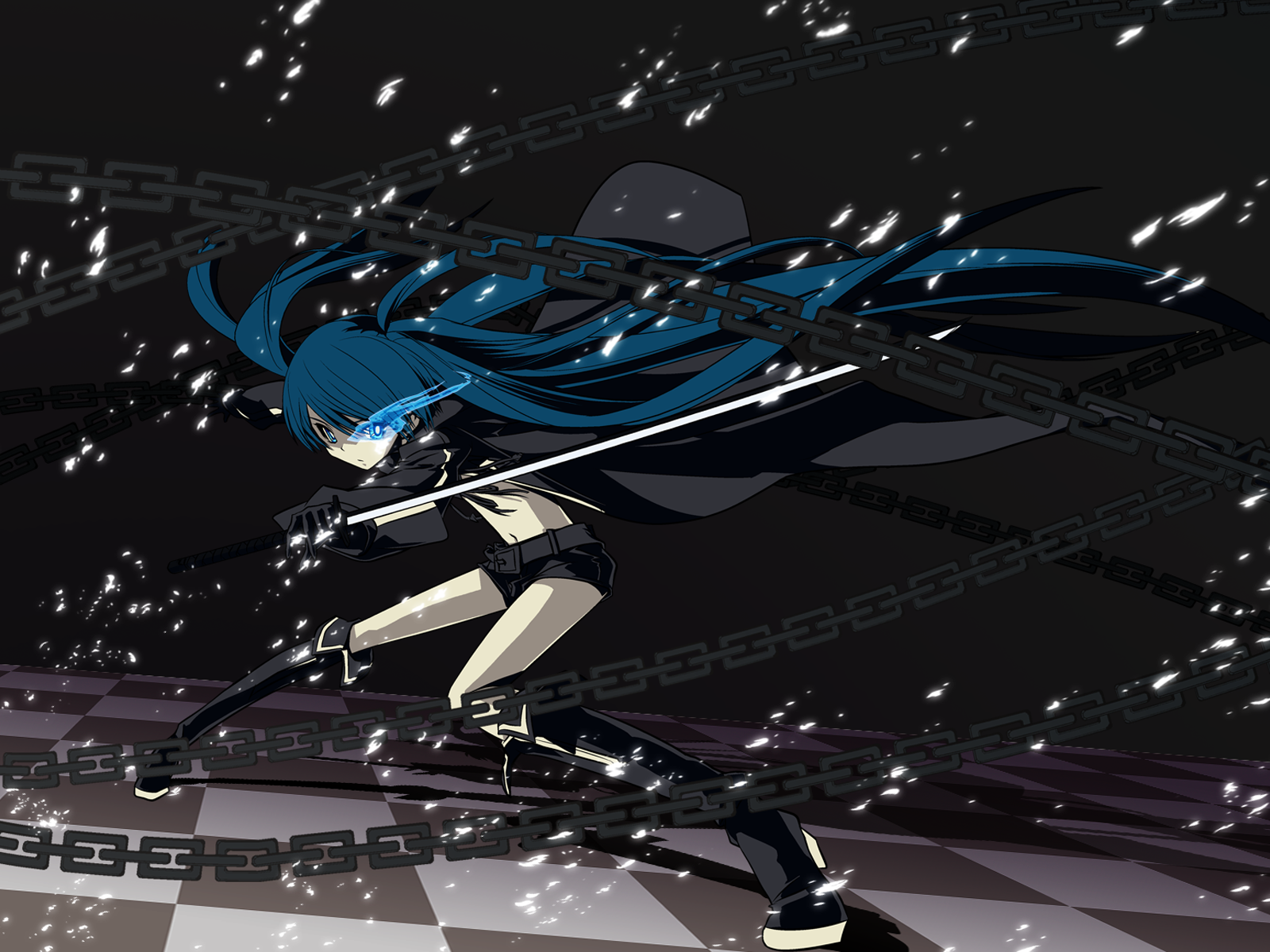 Download Anime Black Rock Shooter Wallpaper