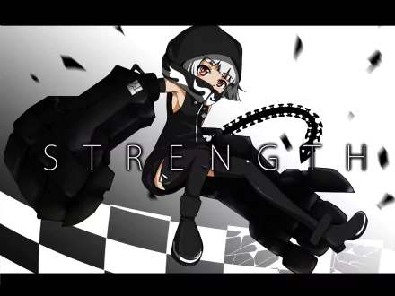 Strength (Black Rock Shooter) Anime Black Rock Shooter HD Desktop Wallpaper | Background Image