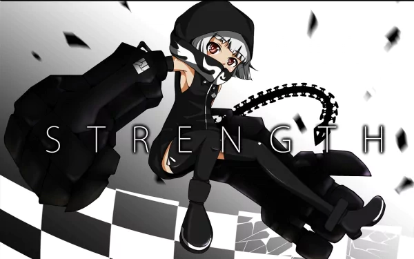 Strength (Black Rock Shooter) Anime Black Rock Shooter HD Desktop Wallpaper | Background Image
