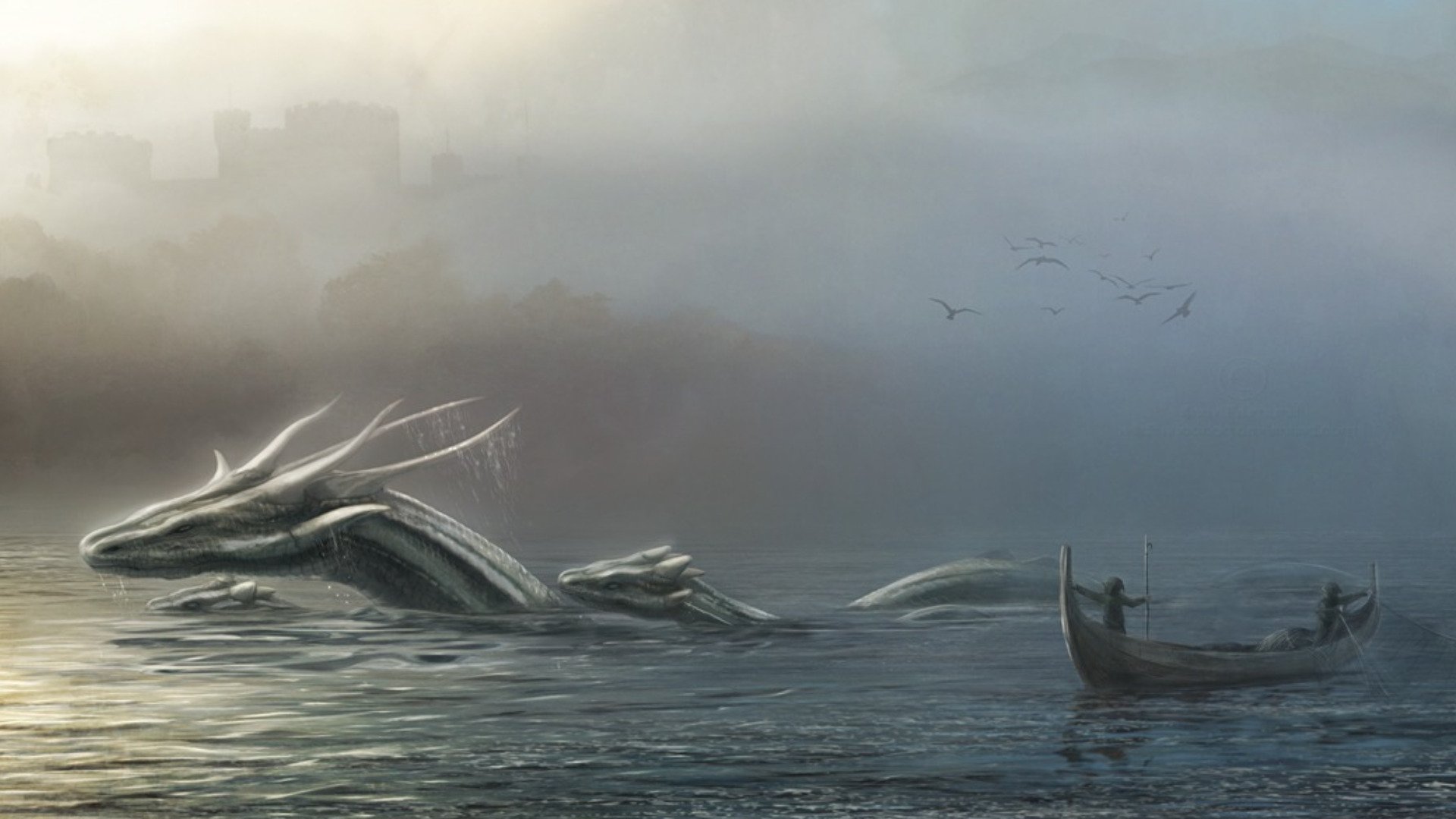 Download Fantasy Sea Monster HD Wallpaper