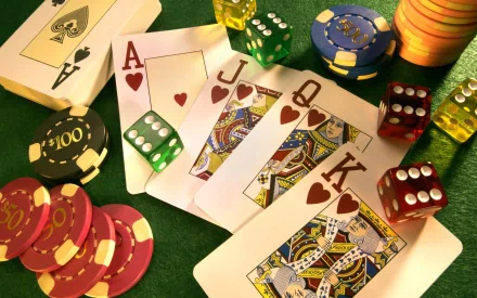 dice poker man made casino HD Desktop Wallpaper | Background Image
