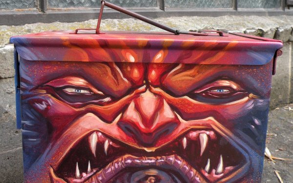 Artistic Graffiti Demon Occult HD Wallpaper | Background Image