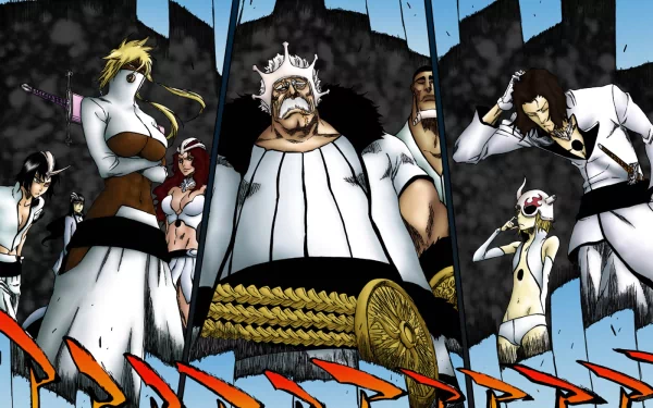 Coyote Starrk Baraggan Louisenbairn Tier Halibel Anime Bleach HD Desktop Wallpaper | Background Image