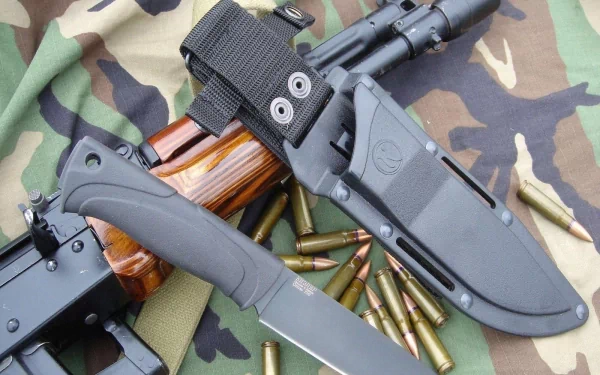 man made assault rifle HD Desktop Wallpaper | Background Image