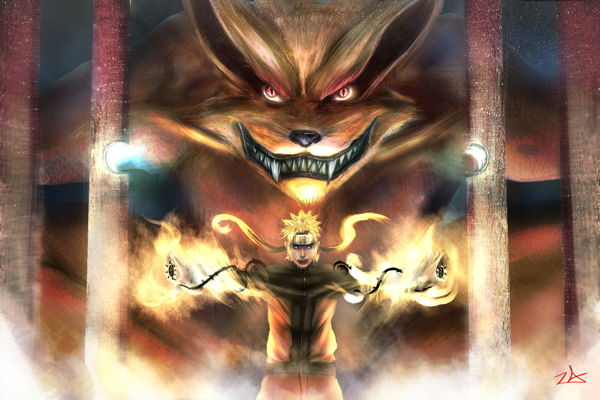 95 Kurama (Naruto) HD Wallpapers | Background Images - Wallpaper Abyss