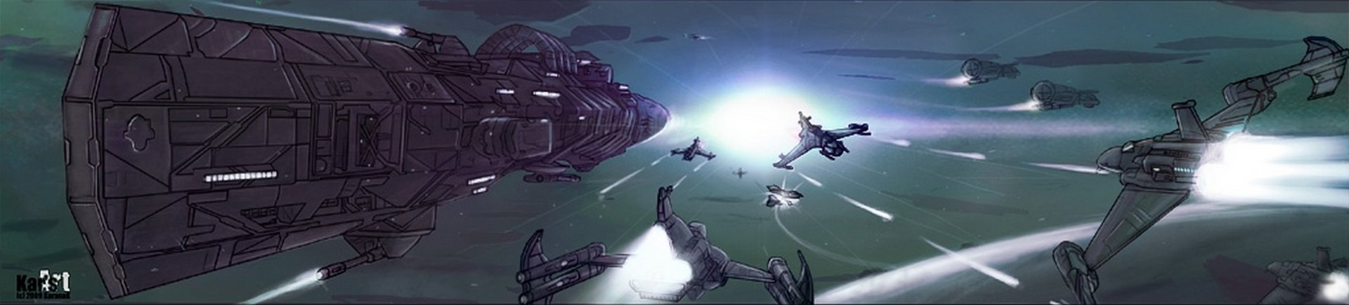 Download Sci Fi Spaceship Wallpaper by Karanak