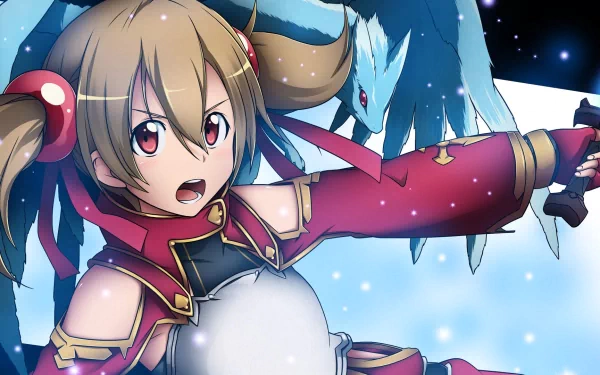 Silica (Sword Art Online) Pina (Sword Art Online) Anime Sword Art Online HD Desktop Wallpaper | Background Image