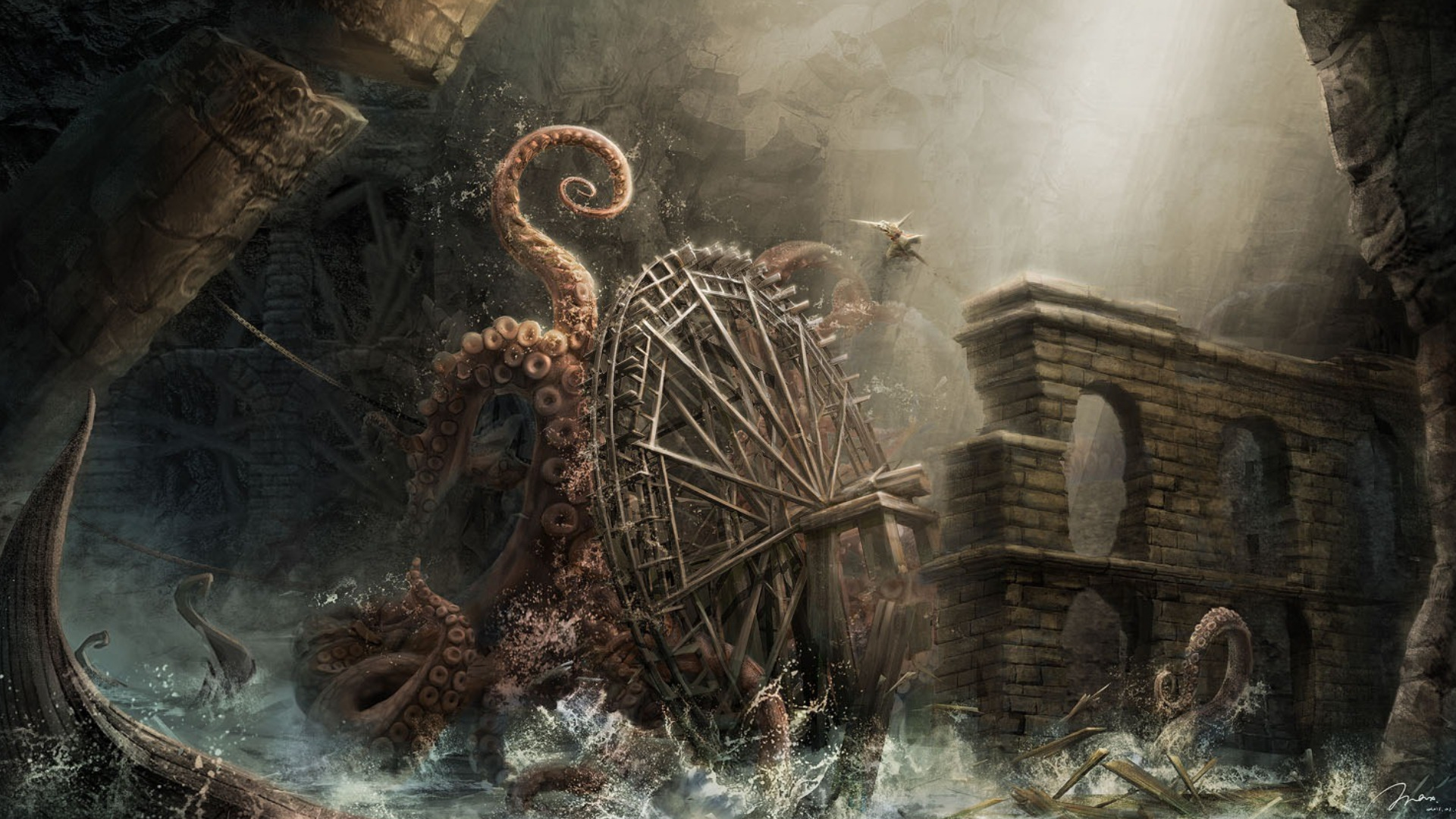 Kraken HD Wallpaper | Background Image | 1920x1080 | ID:304657