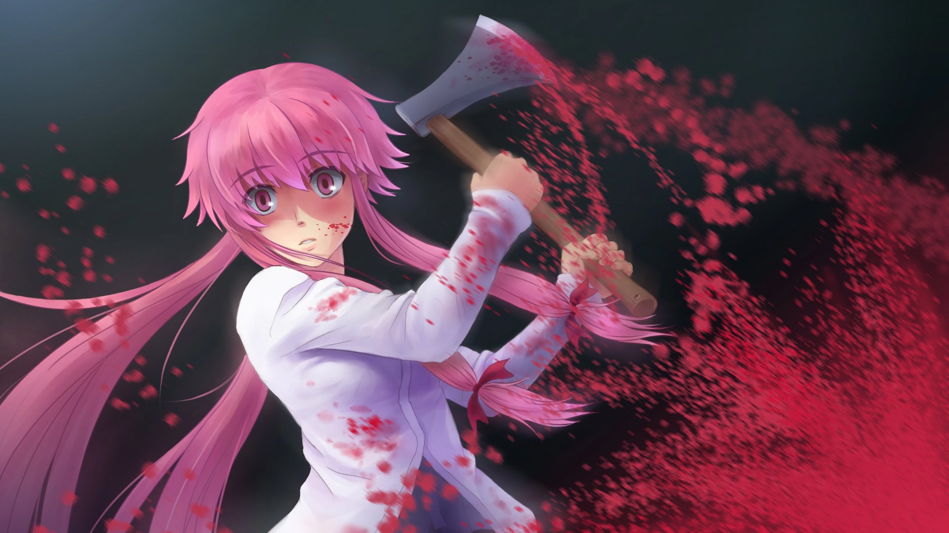 Mirai Nikki Wallpaper Yuno anime, Yuno gasai anime, Mirai nikki