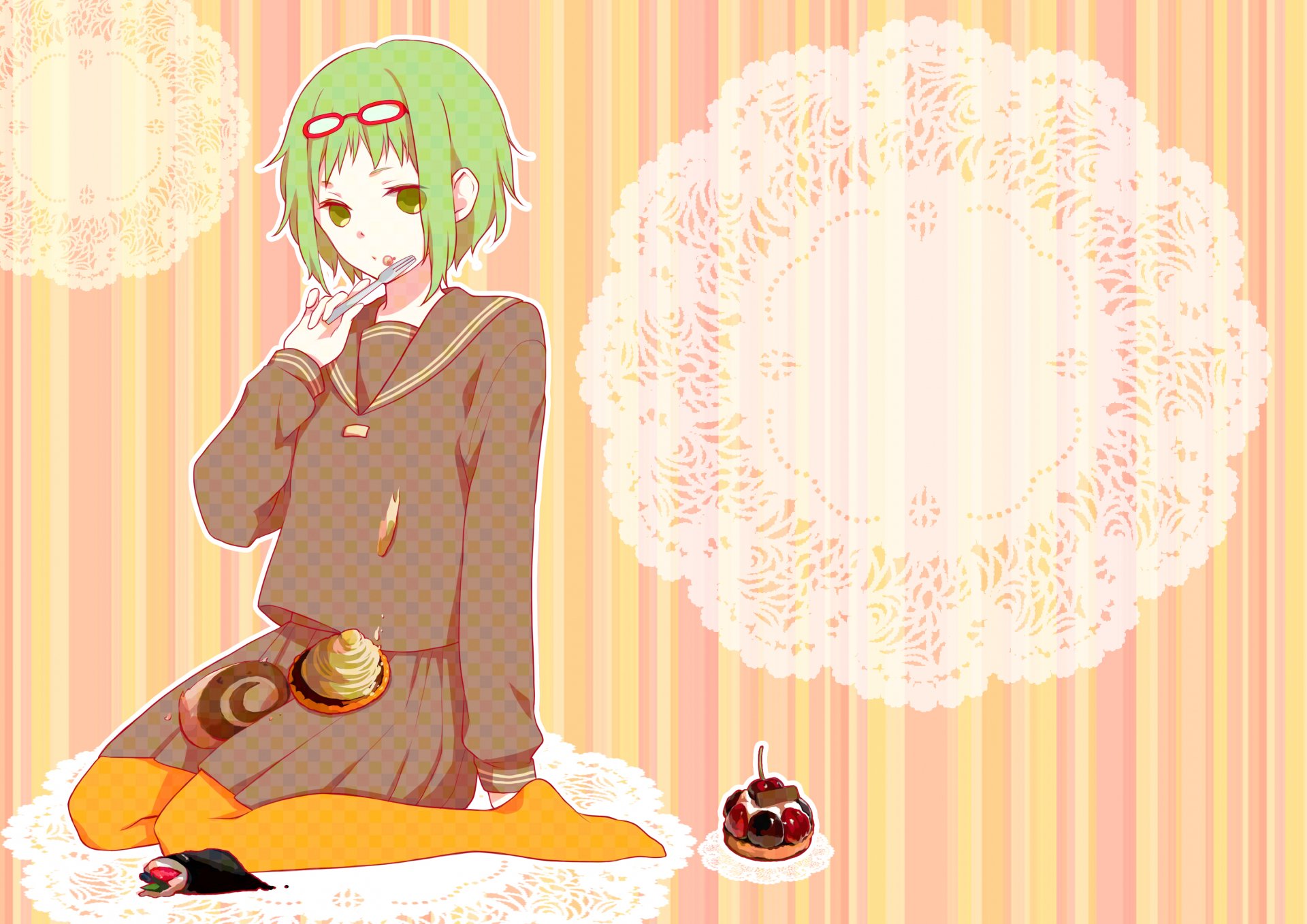 Download Sweets GUMI (Vocaloid) Anime Vocaloid  HD Wallpaper