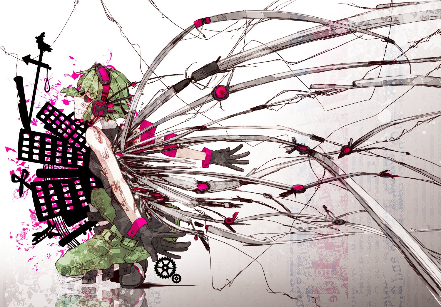 Download GUMI (Vocaloid) Anime Vocaloid Wallpaper