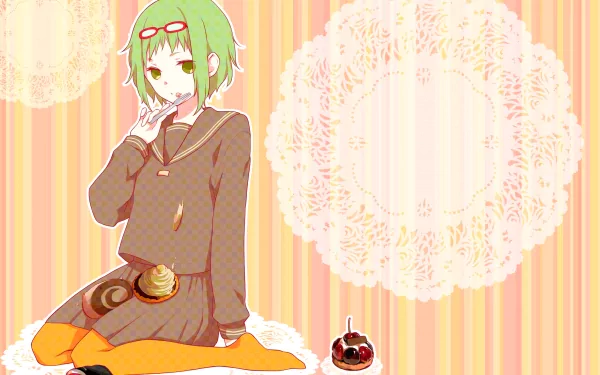 sweets GUMI (Vocaloid) Anime Vocaloid HD Desktop Wallpaper | Background Image