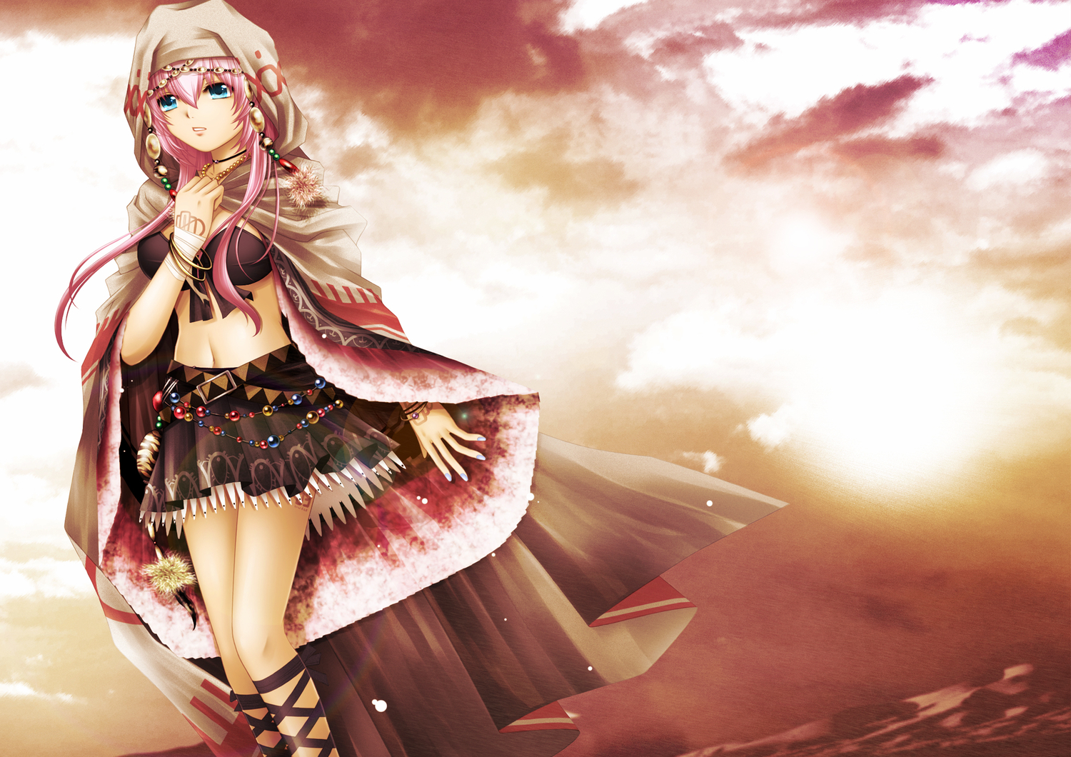 Download Luka Megurine Anime Vocaloid Wallpaper