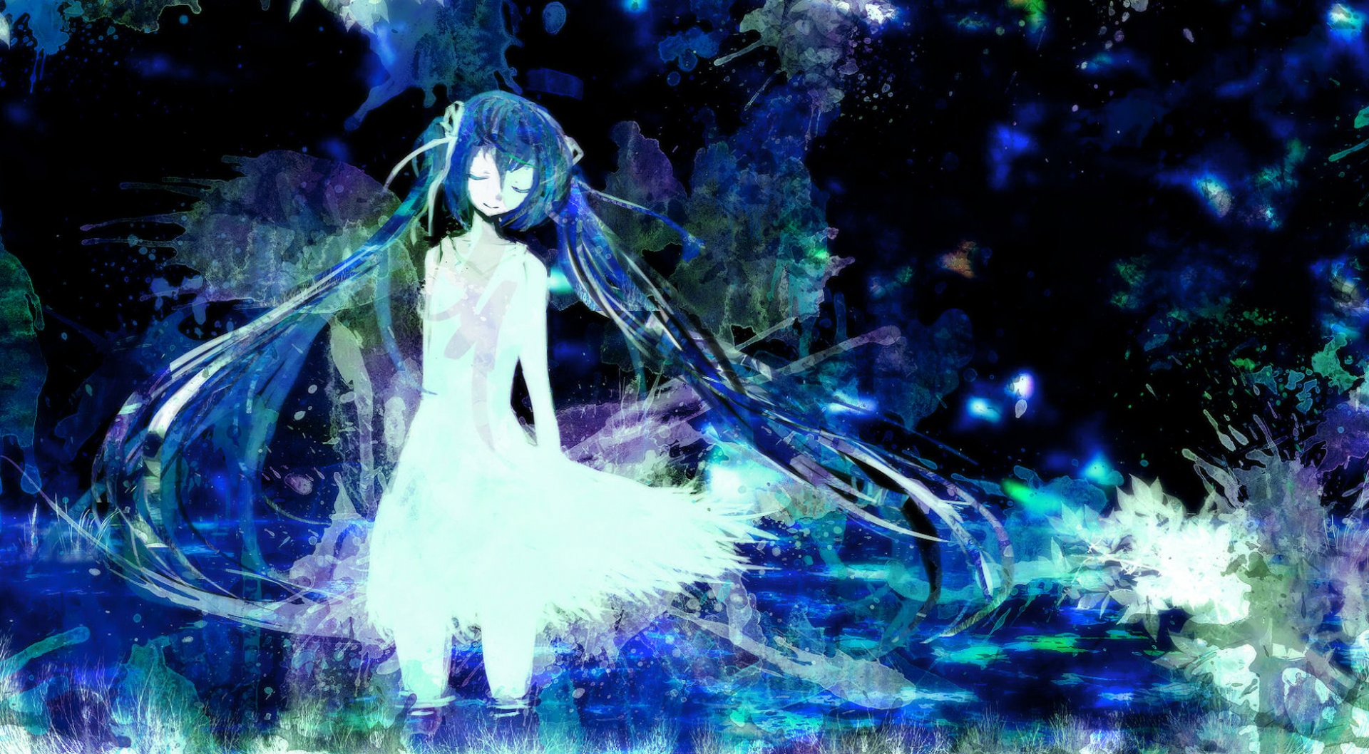 Download Hatsune Miku Anime Vocaloid HD Wallpaper