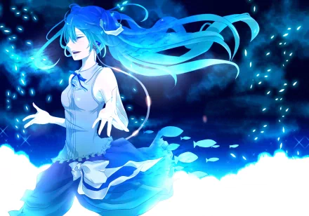 Hatsune Miku Anime Vocaloid HD Desktop Wallpaper | Background Image