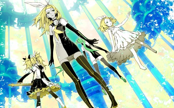 Anime Vocaloid Rin Kagamine Song Illustration Meltdown HD Wallpaper | Background Image