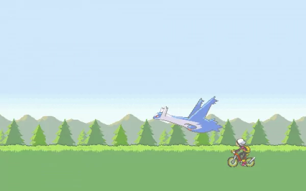 Latios (Pokémon) video game Pokémon: Ruby, Sapphire, and Emerald Pokemon bicycle HD Desktop Wallpaper | Background Image