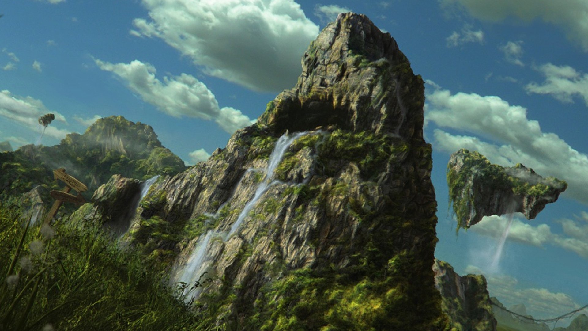 Download Fantasy Landscape HD Wallpaper